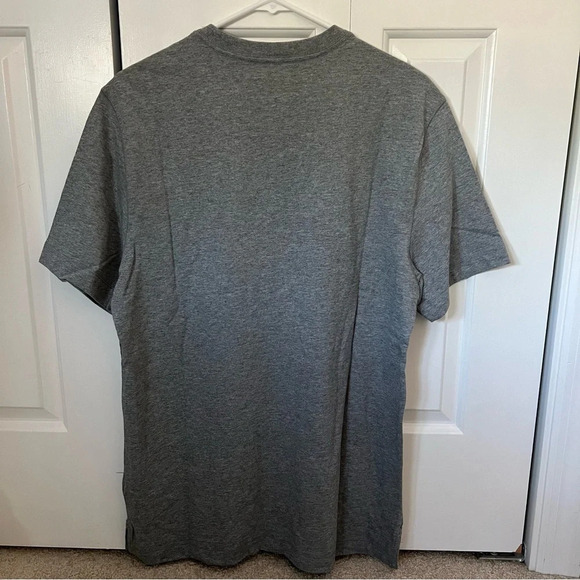 NWT Banana Republic Men’s Authentic SUPIMA® T-Shirt, Medium Heather Gray, M Tall - Picture 4 of 5